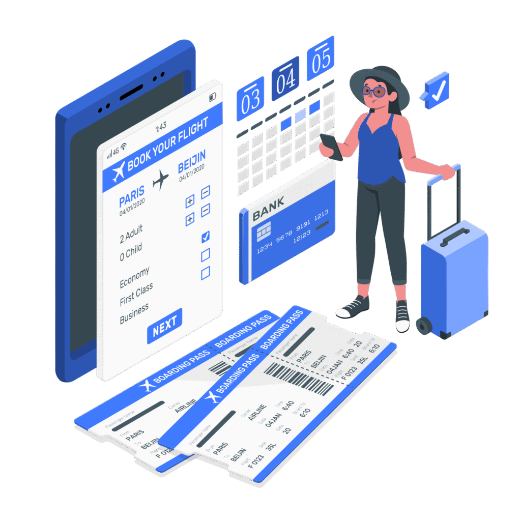 Vente de billets d'avion